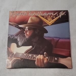Hank Williams Jr. Five-0 Vinyl Record 1985